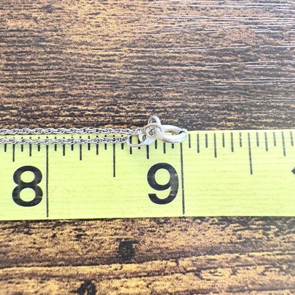 VTG Solid Sterling Silver 925 Textured Frog Pendant Necklace Size 18" Length - Picture 9 of 13